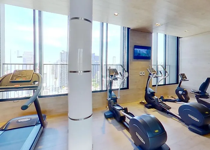 Walktobts>emdistrict/cityviewpool&gym/wifi/washer Бангкок